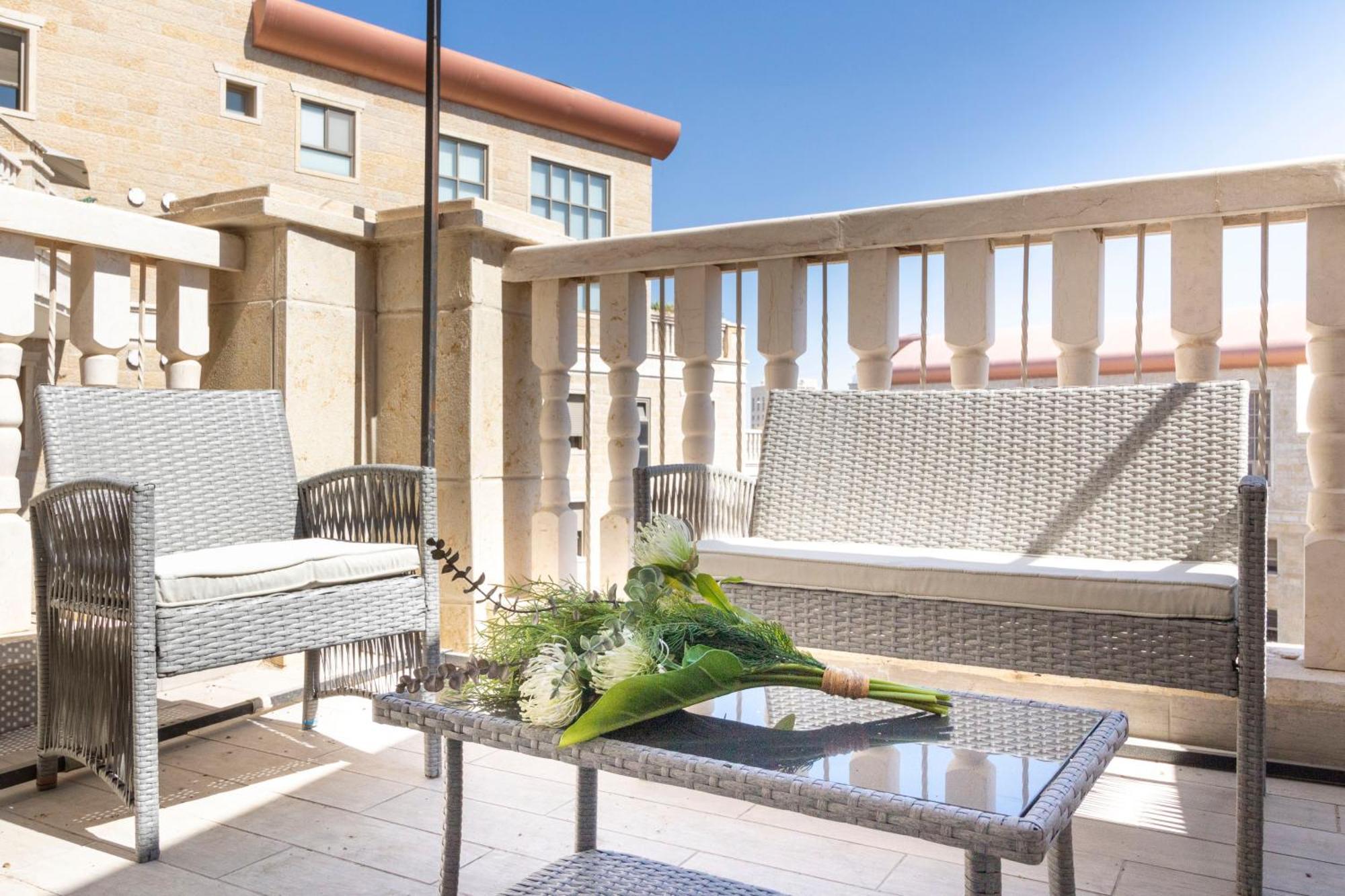 Stylish 1 Bedrooms Parking At City Gate Jerusalém Exterior foto